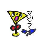 Ms.cocktail glass（個別スタンプ：23）