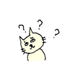 困り顔の猫（個別スタンプ：2）
