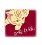 猫が好きっ！（個別スタンプ：40）