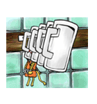 ジョッキネコ忍法帳（個別スタンプ：19）
