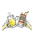 ジョッキネコ忍法帳（個別スタンプ：34）