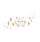 ふわふわねこ（個別スタンプ：21）