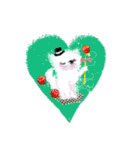 フワフワ可愛い猫 ビアンカ！（個別スタンプ：5）