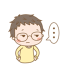 Eyeglasses Boy（個別スタンプ：14）