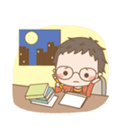 Eyeglasses Boy（個別スタンプ：18）