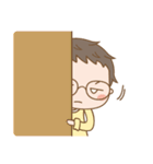 Eyeglasses Boy（個別スタンプ：27）
