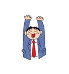 すじ目くん（個別スタンプ：4）