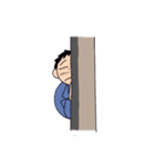 すじ目くん（個別スタンプ：19）