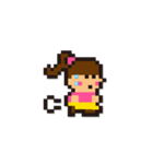 DOTMAN'S 8bit GIRL（個別スタンプ：9）