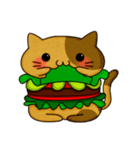 Yummy BurgerCat（個別スタンプ：1）