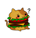 Yummy BurgerCat（個別スタンプ：3）