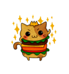 Yummy BurgerCat（個別スタンプ：6）