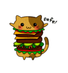 Yummy BurgerCat（個別スタンプ：8）