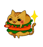 Yummy BurgerCat（個別スタンプ：9）