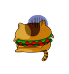 Yummy BurgerCat（個別スタンプ：10）