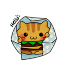 Yummy BurgerCat（個別スタンプ：11）