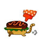 Yummy BurgerCat（個別スタンプ：15）