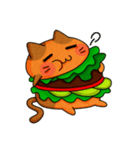 Yummy BurgerCat（個別スタンプ：19）