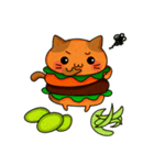 Yummy BurgerCat（個別スタンプ：20）