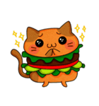 Yummy BurgerCat（個別スタンプ：21）