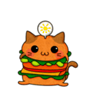 Yummy BurgerCat（個別スタンプ：23）