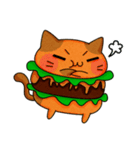 Yummy BurgerCat（個別スタンプ：24）
