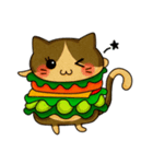 Yummy BurgerCat（個別スタンプ：28）
