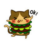 Yummy BurgerCat（個別スタンプ：29）