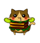 Yummy BurgerCat（個別スタンプ：32）