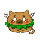 Yummy BurgerCat（個別スタンプ：33）