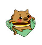 Yummy BurgerCat（個別スタンプ：34）