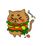 Yummy BurgerCat（個別スタンプ：36）