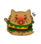 Yummy BurgerCat（個別スタンプ：37）