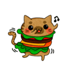Yummy BurgerCat（個別スタンプ：38）