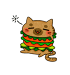 Yummy BurgerCat（個別スタンプ：39）