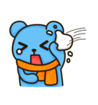 Lovely Blue Bear（個別スタンプ：13）