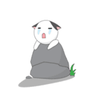 Shiro white cat with a fun.（個別スタンプ：9）