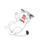Shiro white cat with a fun.（個別スタンプ：19）