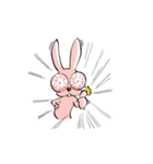 血まなこウサビのぴょん吉（個別スタンプ：34）