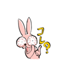血まなこウサビのぴょん吉（個別スタンプ：36）