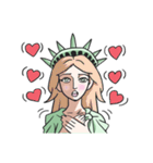 AsB - The Statue Of Liberty Festival（個別スタンプ：14）