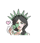 AsB - The Statue Of Liberty Festival（個別スタンプ：34）