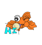 Funny Goldfish（個別スタンプ：14）