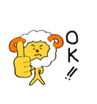 羊のひーさん。（個別スタンプ：1）