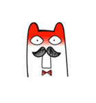 紳士的な猫。（個別スタンプ：23）