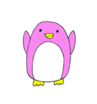 ペタペタ ペンギン（個別スタンプ：4）