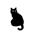 黒猫ののんびり風景（個別スタンプ：26）