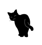 黒猫ののんびり風景（個別スタンプ：33）