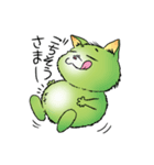fat pretty cat（個別スタンプ：30）