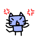 しかくい青猫（個別スタンプ：19）